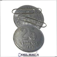 Moneda Flipper Magnética 25c por Camil Magia