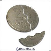 Moneda Mordida Sistema Externo 25c por Camil Magia