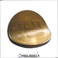 Moneda Doblada 50c por Camil Magia